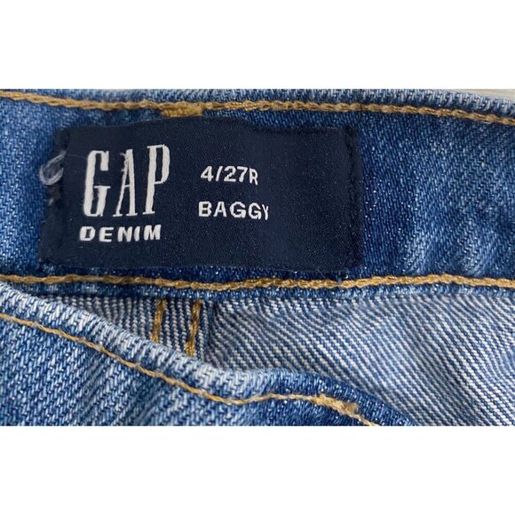 GAP Baggy super wide double cargo jeans women’s 4 27R skater street style trendy - Picture 7 of 13